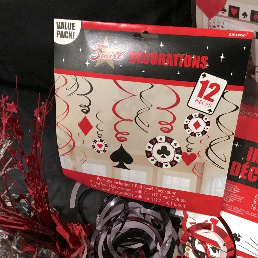 Party supplies. Giant banner,etc..